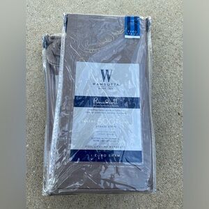 (2) Wamasutta Damask Stripe Euro Shams - New in Package
